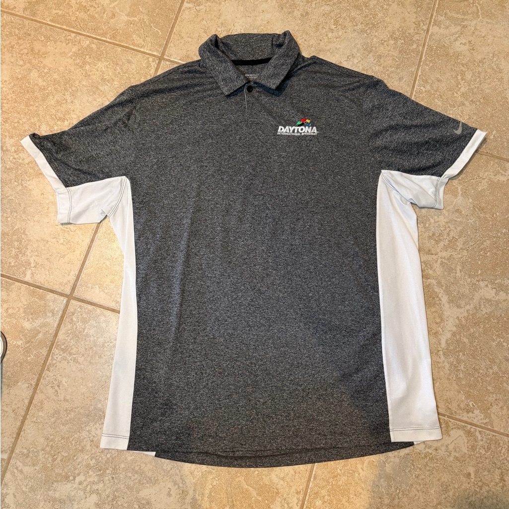 Nike Dri Fit Golf Tour Performance Polo Shirt Daytona Speedway Daytona 500
